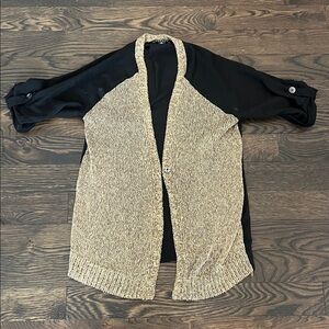 Women’s Black and Gold Sweater
